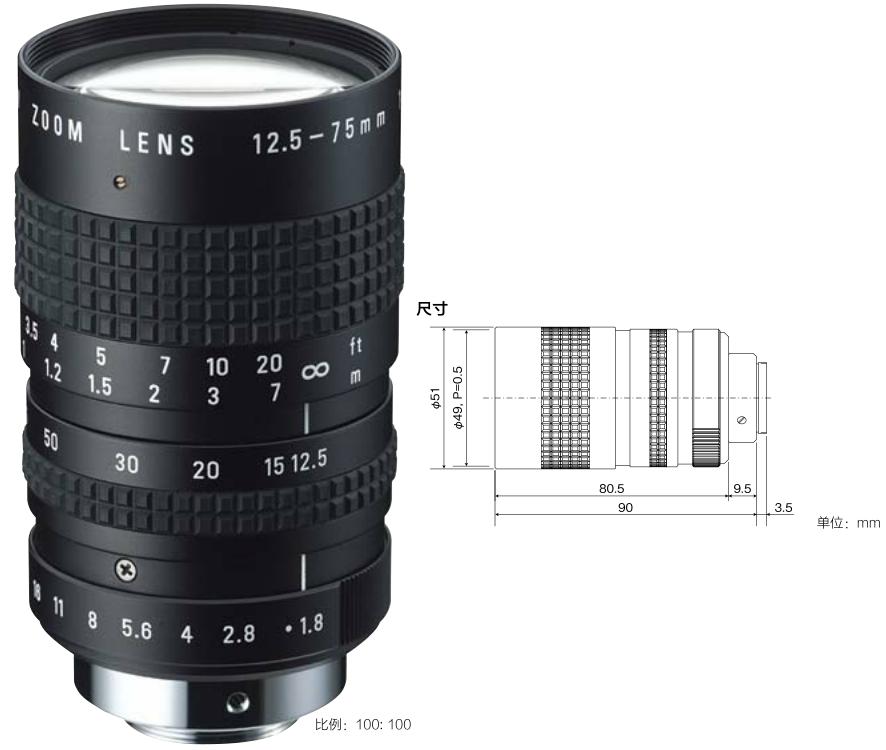 理光（RICOH）（宾得 ）工业镜头全国总代理VGA镜头FL-CC6Z1218-VG