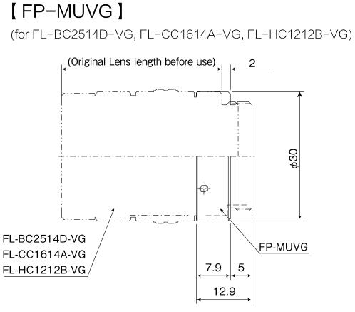 理光用来使RICOH FV系列性能*优化的镜头配件（微距拍摄架1