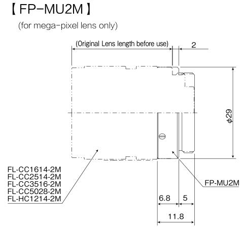 理光用来使RICOH FV系列性能*优化的镜头配件（微距拍摄架2