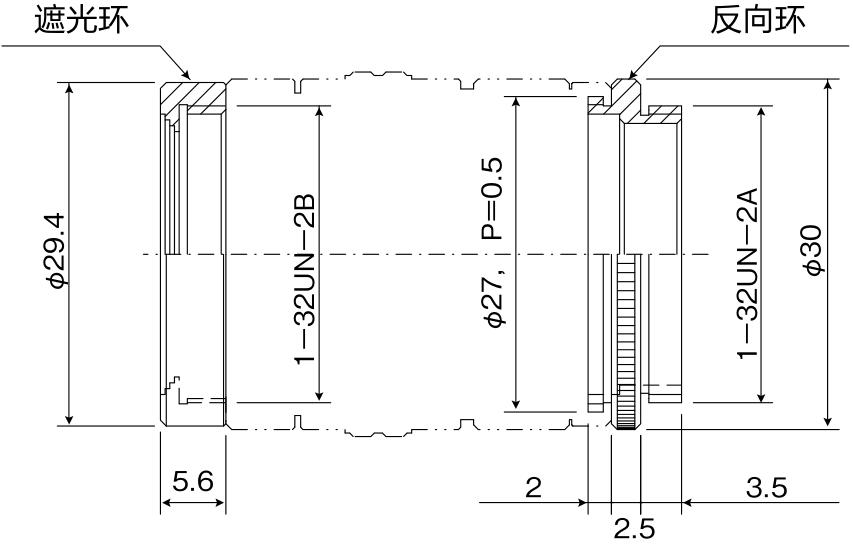 理光用来使RICOH FV系列性能*优化的镜头配件（反向环）